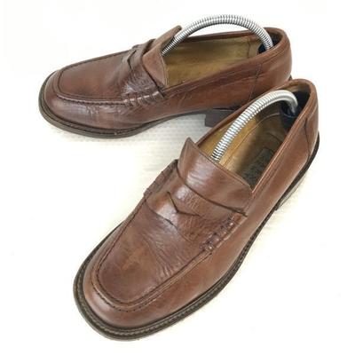 90er Italienische BARNEYS NEW YORK Leder Penny Loafer braun 36 23.0-23.5 Business Schuhe(GEBRAUCHT)