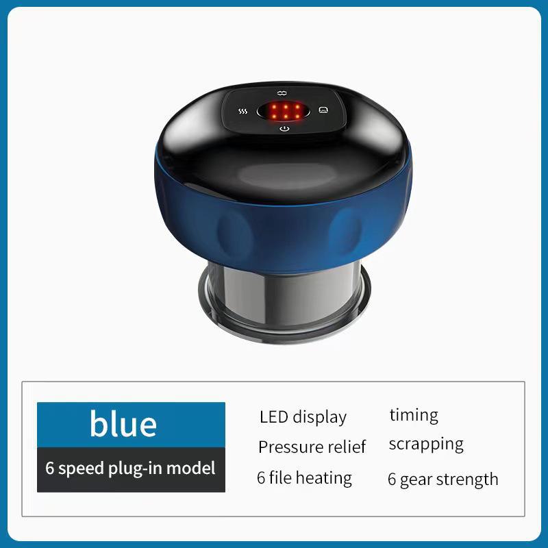 Smart Heating Suction Cupping Massager with Electric Breathing and Scraping Function