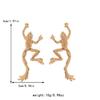 Exaggerated Minimalist Creative Stud Earrings Women Frog Shape Earrings Fashion Fun Jewelry Gifts for Friends Party Accessories