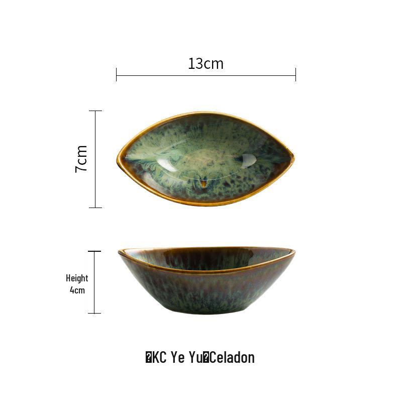 Japanese Ceramic Dipping Sauce Dish for Seasoning, Vinegar, or Soy Sauce - Small, Elegant, Versatile Dish for Hot Pot Buffets