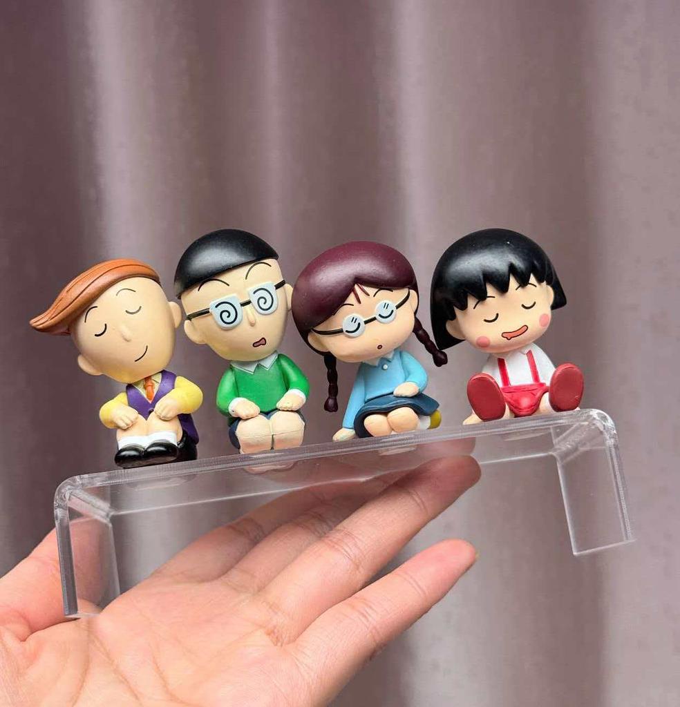 Novedad en Stock Anime Maruko Durmiendo Hombro con Hombro Caja Ciega Lindo Adorno de Escritorio Como Regalo Sorpresa Festivo Para Fans