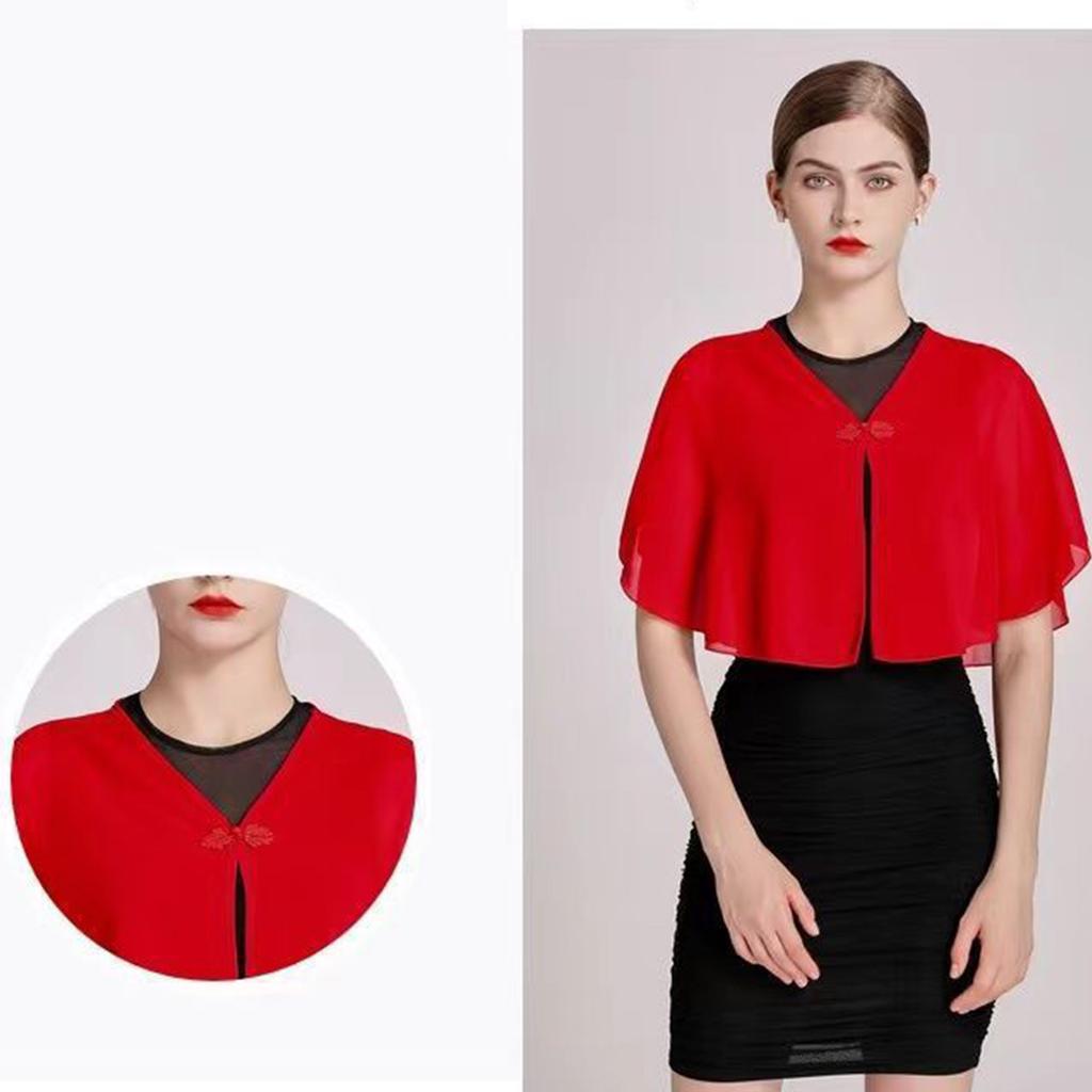 Breathable French Design Chiffon Scarf Stole Thin Shoulder Wrap Fashion Accessory For Casual Wear and Formal Occasion