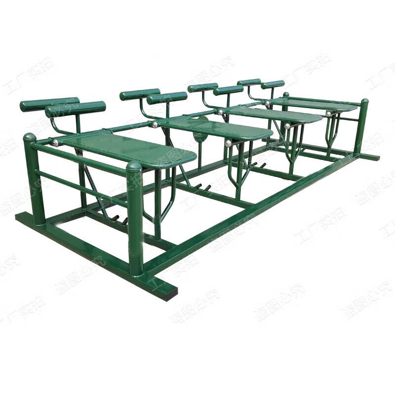 Outdoor Multi-Functional Abdominal Strength Trainer with 120kg Barbell Plates