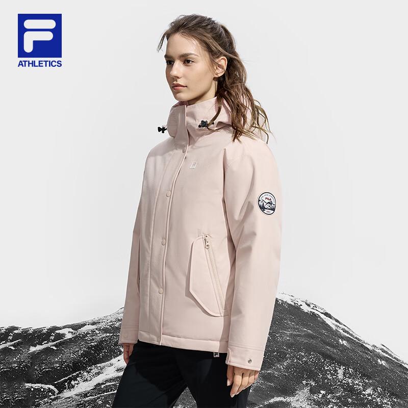 FILA Women's Loose Fit Hooded Down Jacket