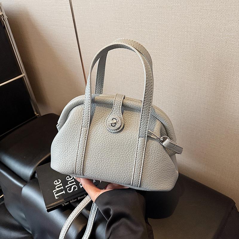 

Нишевый дизайн универсальная сумка-ракушка женская новая высококлассная ручная сумка через плечо серый