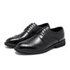 Herren Lederschuhe 2025 neue trendige Schuhe Brock geschnitzt Businesskleid Leder Casual High Sense 66782-R