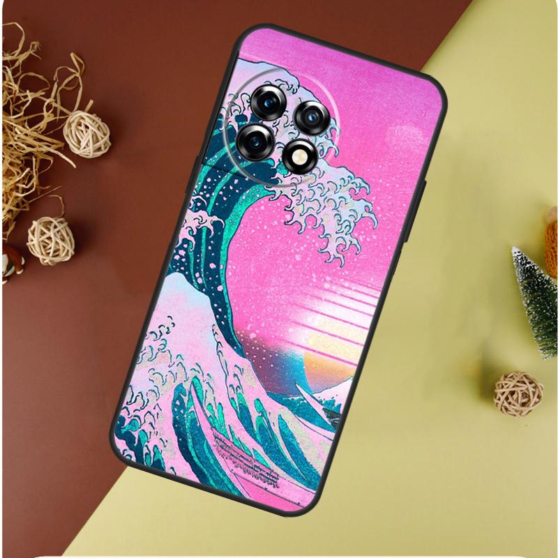 Great Wave off Kanagawa Japan For OnePlus 13 13R 12 12R 11 9 10 Pro 8T 9RT 10T 10R N20 N30 Nord CE 2 3 4 Lite Phone Case
