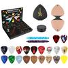 Guitar Picks Countdown Calendar with 20 Guitar Picks & 2 Oud Picks Holder Xmas Advent Calendars for Guitar Bass Ukulele Players