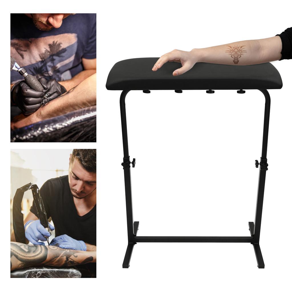 Portable Oversize Pad Armrest Tattoo Stand Rotatable Soft Panel Height Adjustable Tattoo Workbench