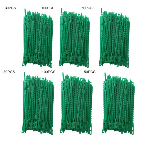 Regulowane opaski do roślin Wielofunkcyjne Elastyczne Plastikowe Opaski zaciskowe Opaski do zarządzania kablami Ogrodowe Opaski wspierające rośliny dla pnączy Krzewów