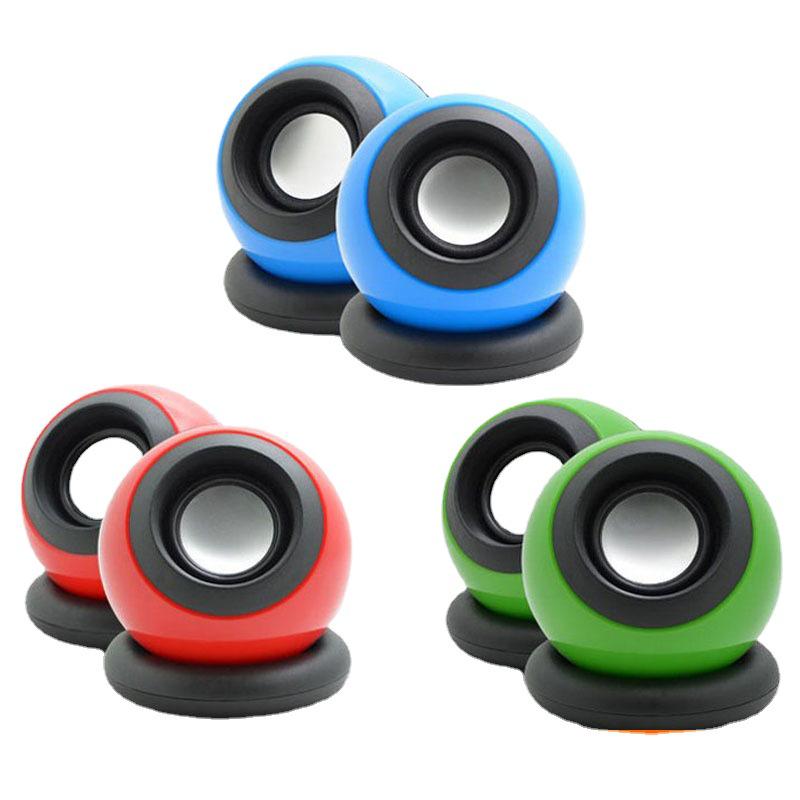 

Мини-USB-динамик Jiteng JT015 E-06 - Маленький компьютерный динамик с дизайном магического шара E-1021/D08 Blue