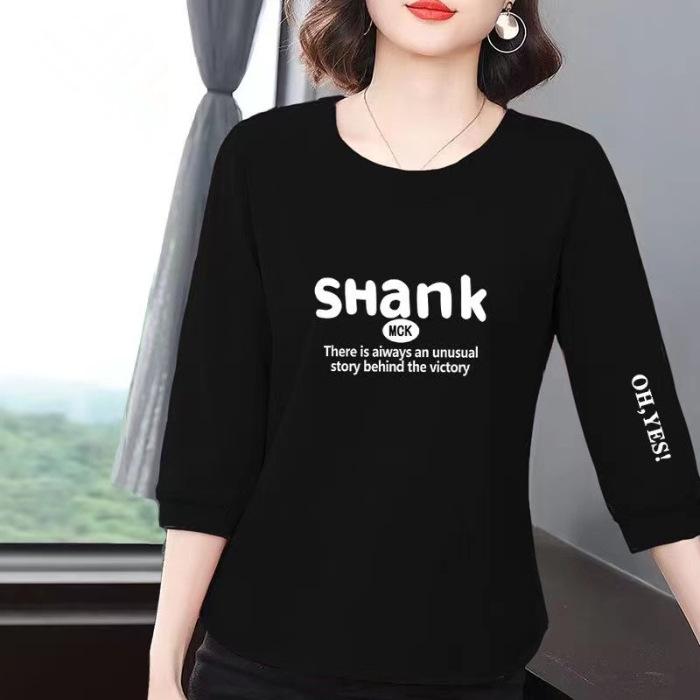 

Женская футболка свободного кроя с круглым вырезом и коротким рукавом, лето 2023 г. XL