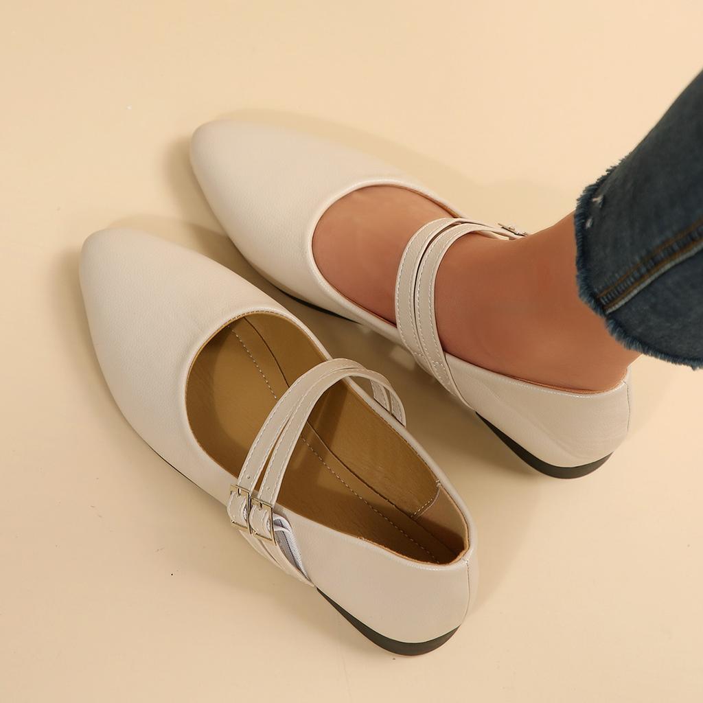 Fashion 2025 New Women Flats Shoes High Quality Slip-on Daily Dress Shoes Woman Pointed Toe Comfortable Elegant Loafers Shoes Ladies