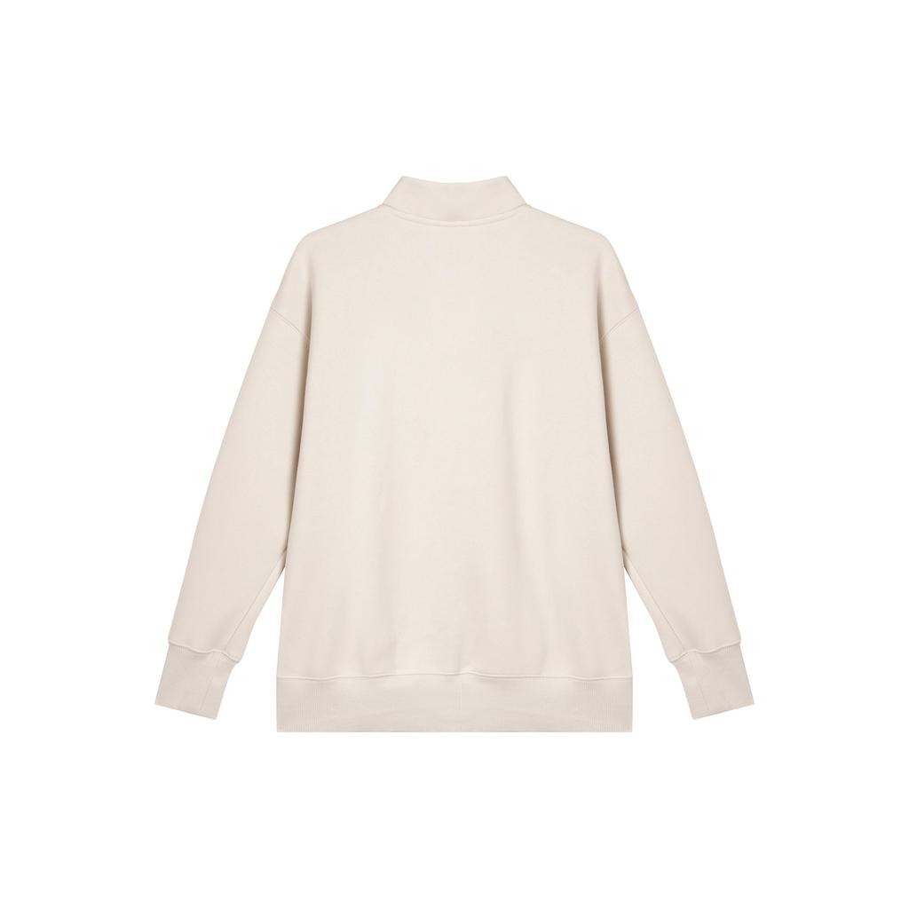 Nike Sportswear Phoenix Fleece Logo FW24 Outdoor Casual Sports Pullover Long Sleeve Jacket Women Jackets Off-White FV7680-104