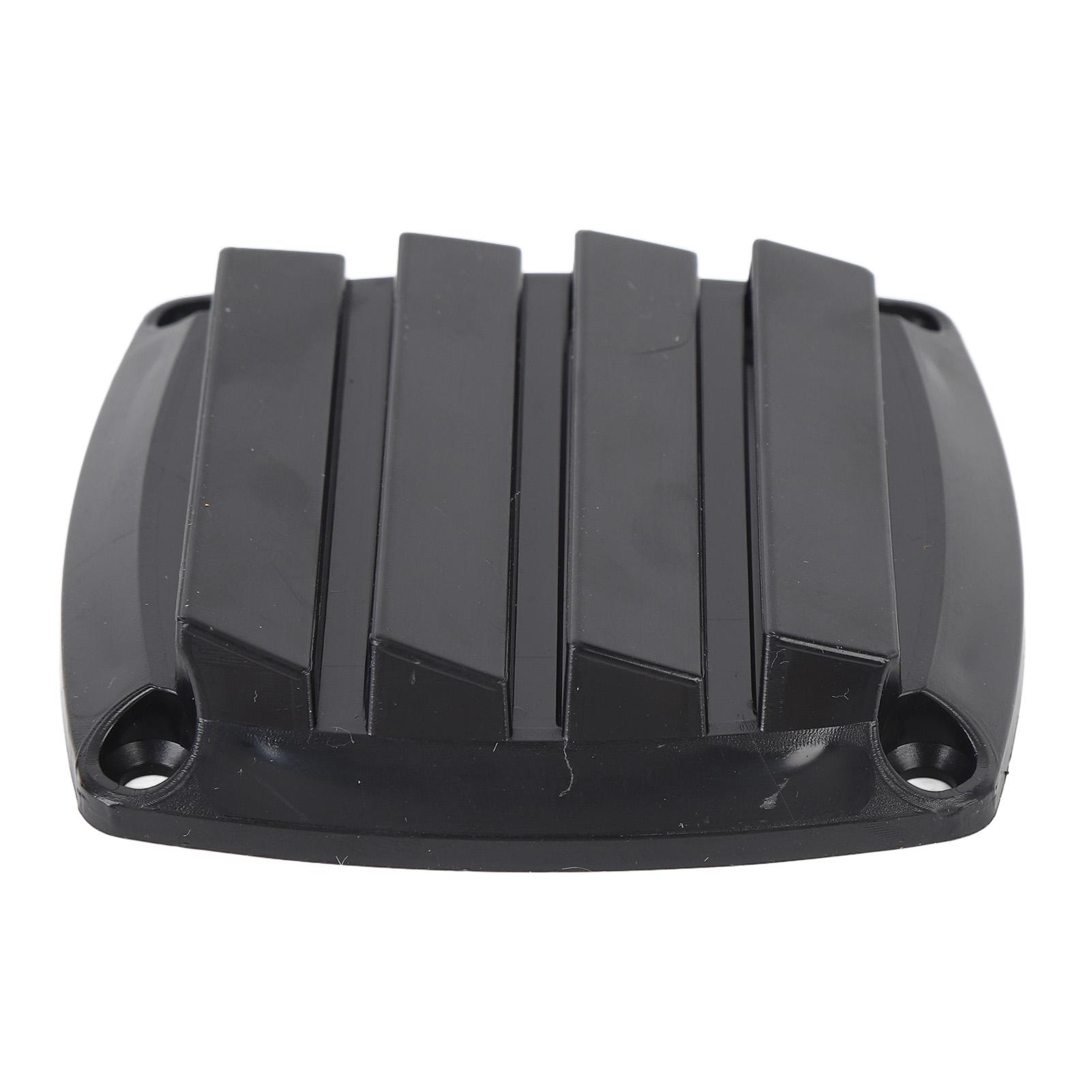 

Louvered Flush Plastic Thru Vent 3in Boat Vent Easy Installation Optimal Airflow for Boat RV Black чёрный