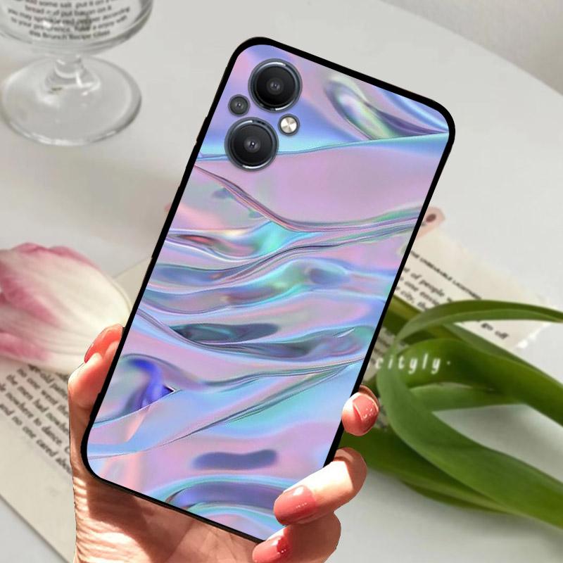 For Oppo Reno7 Z Lite 5G Case CPH2341 Shockproof Soft Silicone TPU Back Cover For Oppo F21 Pro F21Pro 5G Phone Case Shell Coque