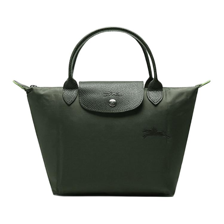 

Longchamp Le Pliage Green 23 Short Handle Eco-Friendly Canvas Dumpling Tote Bag Small Women Tote Bag Forest-Green 1621919479 Basic Set (Bag)