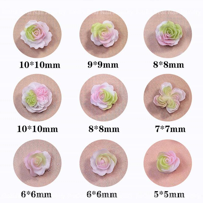 

Набор для самостоятельного изготовления украшений «Камелия» из синей и розовой смолы bulk material розовый/зелёный