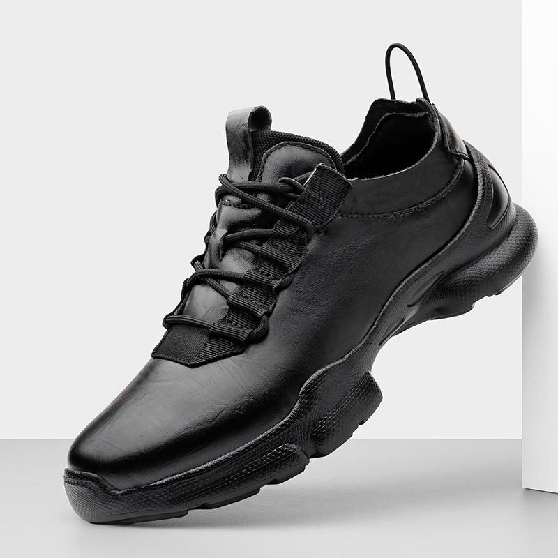 Fashion Genuine Leather Male Lace-Up Outdoor Shoes Male Comfortable Fashion Sneakers Formal Casual Footwear All-match Mens Walking Shoes