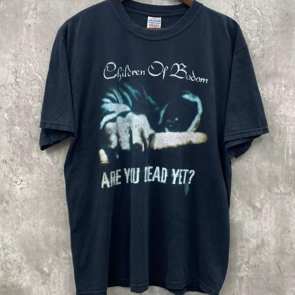 

2005 Children Of Bodom Tour Basic Black Remake T shirt Retro Style S5XL Unisex T-Shirt L