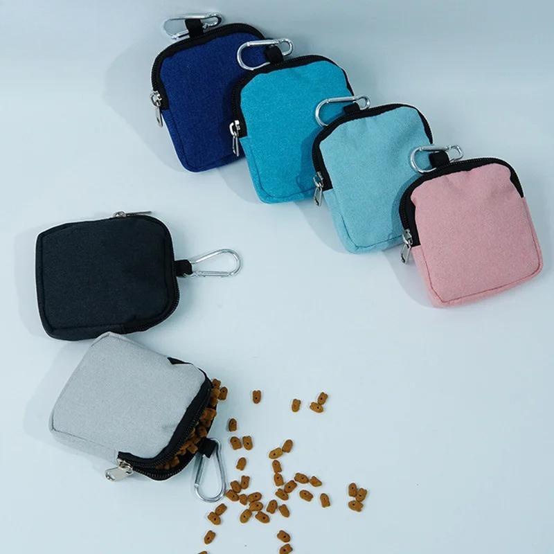 Portable Dog Treat Bag Outdoor Puppy Snack Bag Multifunctional Dog Reward Bags Dog Training Waist Bags Pet Supplies
