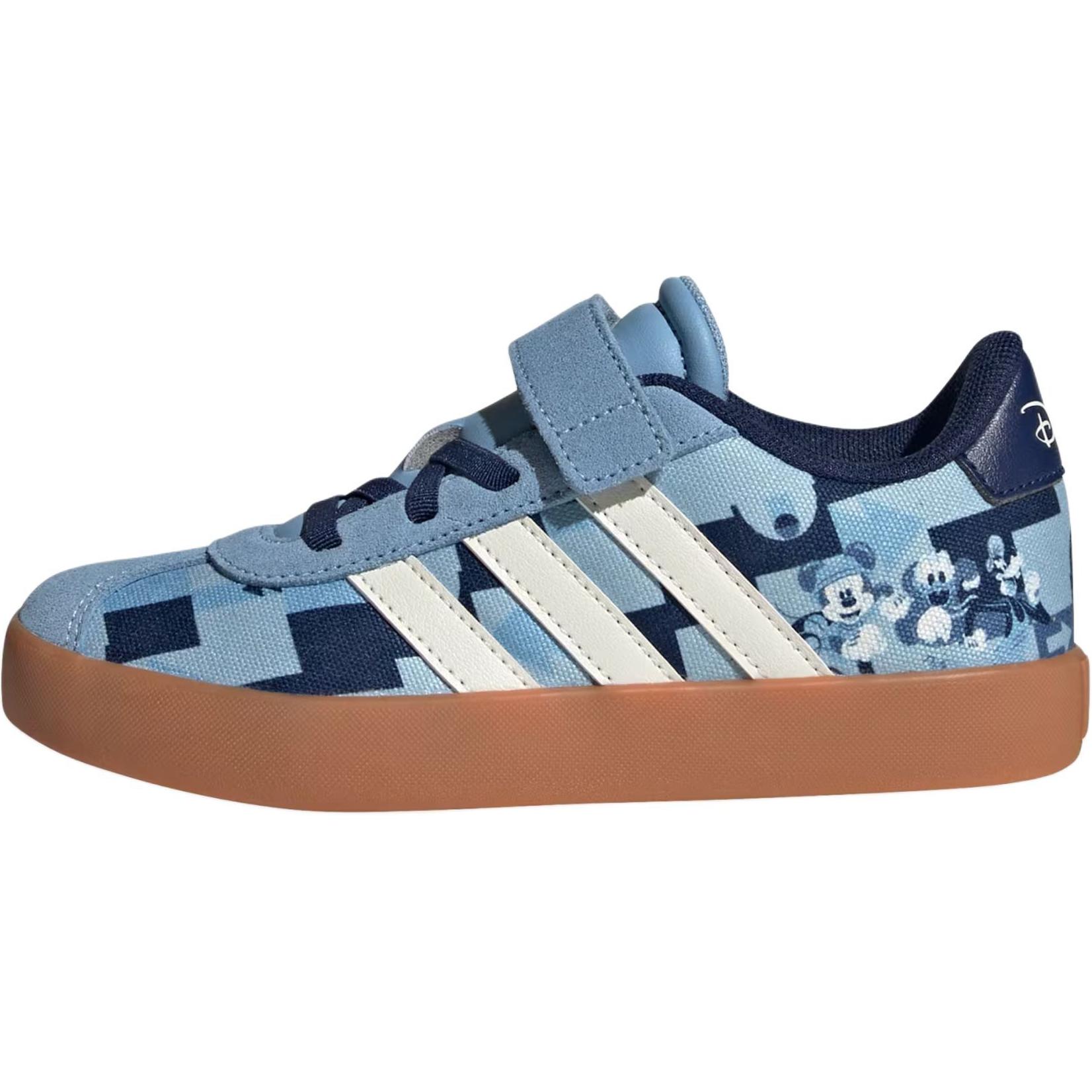 Disney x Adidas Vl Court Low top Kids  Skateboarding Shoes Blue Children Aged 3 7 Years Old JH6077 28