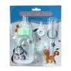 120ml Pet Nursing Kit Bottle For Newborn Kittens Puppies Small Animals With Brush And Nipple Set For Feeding Milk Water KTY