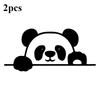 Cute Panda Creative Decal Car Body Stickers Occlusion Automotive Decorative Car Stickers Accessories Car Accessories