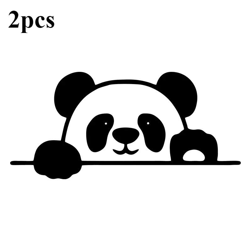 Cute Panda Creative Decal Car Body Stickers Occlusion Automotive Decorative Car Stickers Accessories Car Accessories