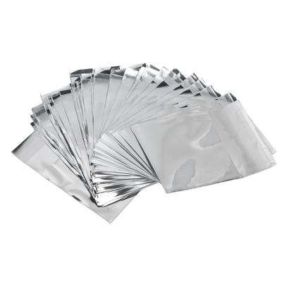 50Pcs Resealable Bags Waterproof Dustproof Effort Saving Reusable Durable Aluminum Foil Widely Used