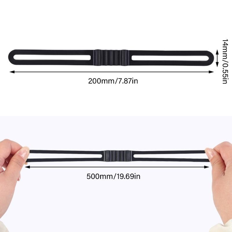 1 Set Fahrräder Silikonband Radfahren Lenkerhalter Halter Elastikband Bandagen Gürtel Fahrräder Licht Ersatzhalterung