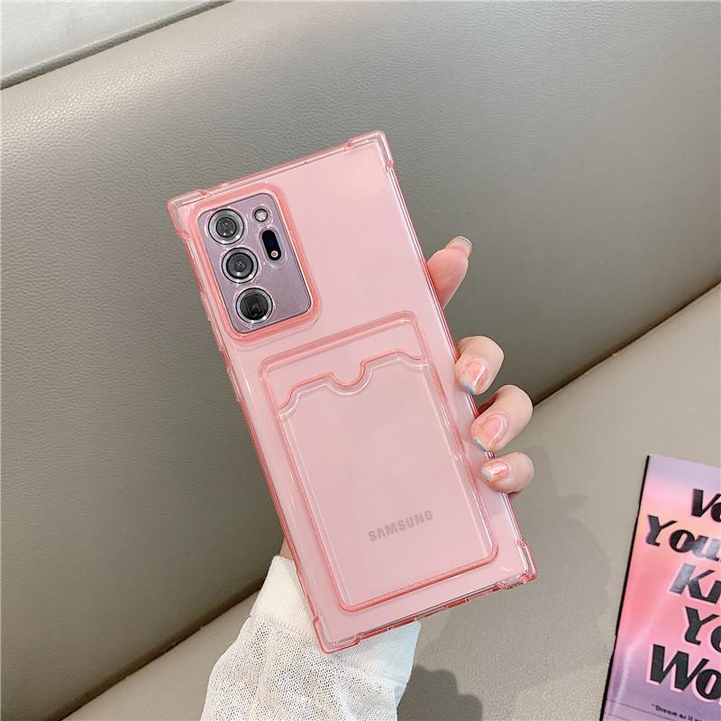 Simple Transparent Card Samsung A11 1G/A11/S11 + Mobile Phone Case S11ultra Card Bag S11fe