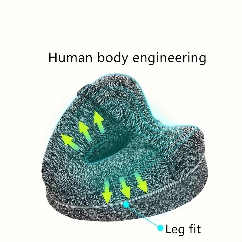 Ergonomic Side Sleeping Pillow with Knee Support - Removable & Washable Cover, Leg Pillow for Side Sleepers, Comfortable Sleep