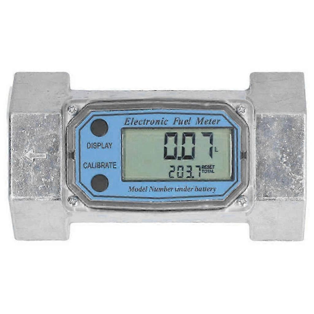 2in Turbine Flow Meter Electronic Digital Fuel Liquid Water Gas Oil Flowmeter for Industrial Automation