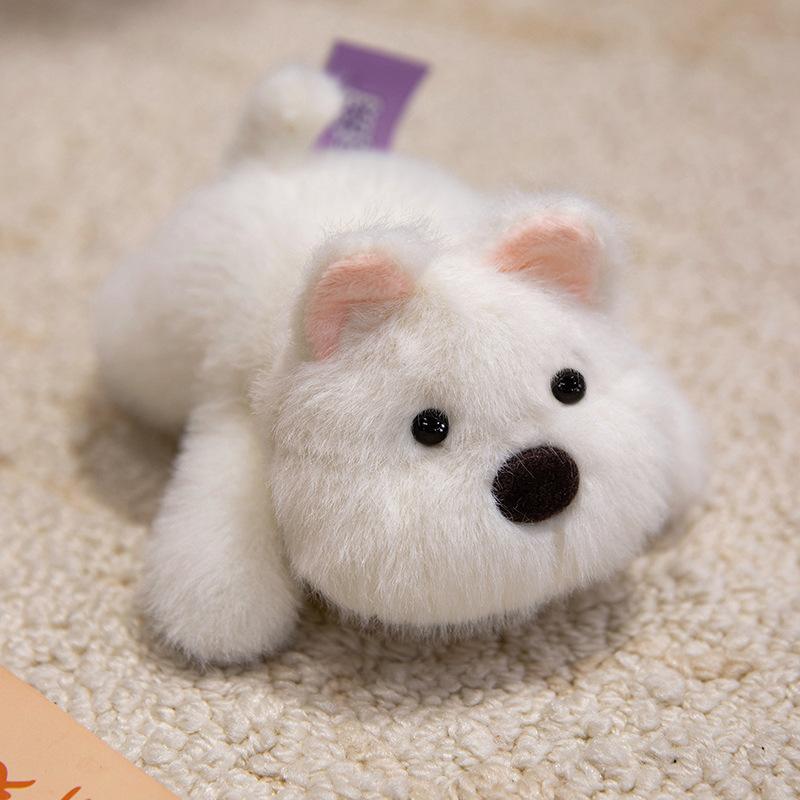 Q cute capybara refrigerator sticker doll crayfish frog palm treasure doll plush toy magnet small animal home