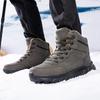 Men's Sneakers Outdoors Plush Warm Winter Waterproof Shoes Non Slip Hiking Ankle Boots Winter Shoes for Men Work