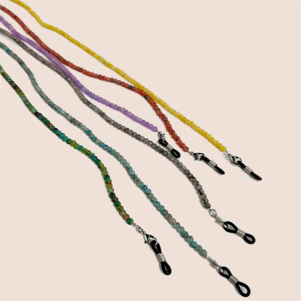 Bohemian Styles Eyeglass Chain Glass Beads Adjustable Length Unisex Daily Accessory for Women and Men