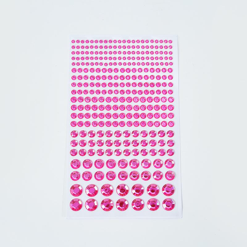Handmade Rhinestone Face Stickers for Party Makeup - Acrylic Diamond Eye Stickers