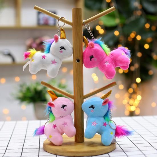 Entzückender Plüsch-Schlüsselanhänger Weiches Stofftier Taschenanhänger Süßes Abschlussgeschenk für Freundin Beste Freundin Tochter