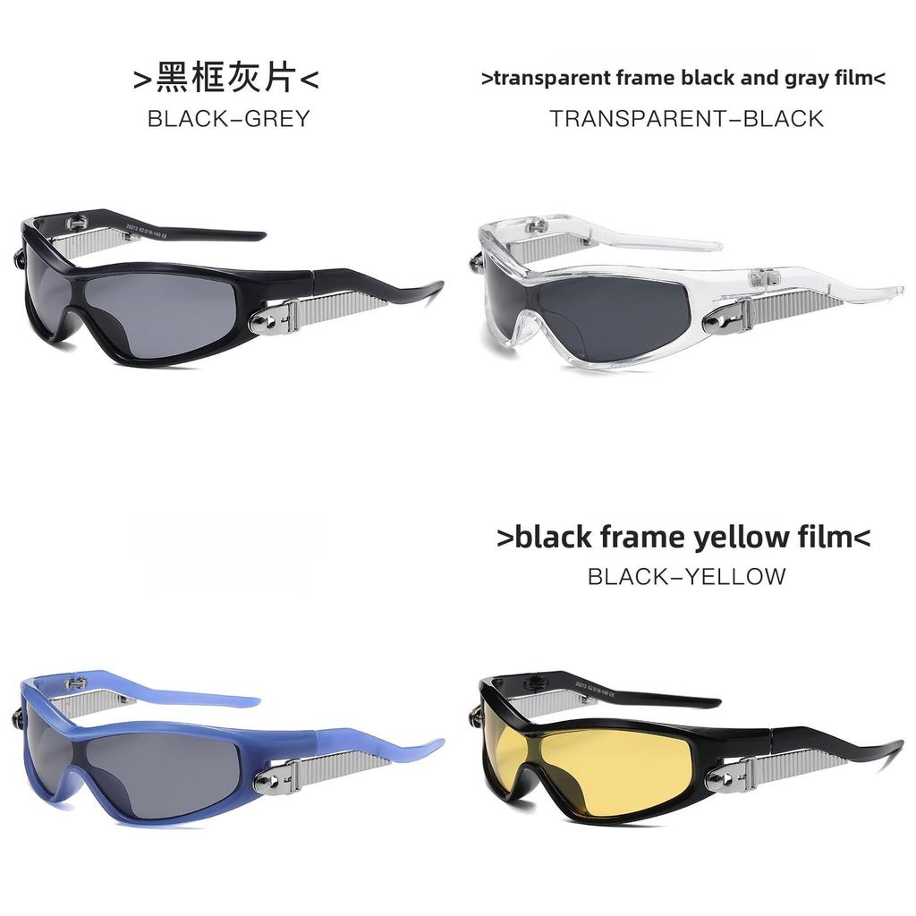 Y2k Futuristic Sunglasses Women Polarized Uv400 Outdoor Sports For Streetwear