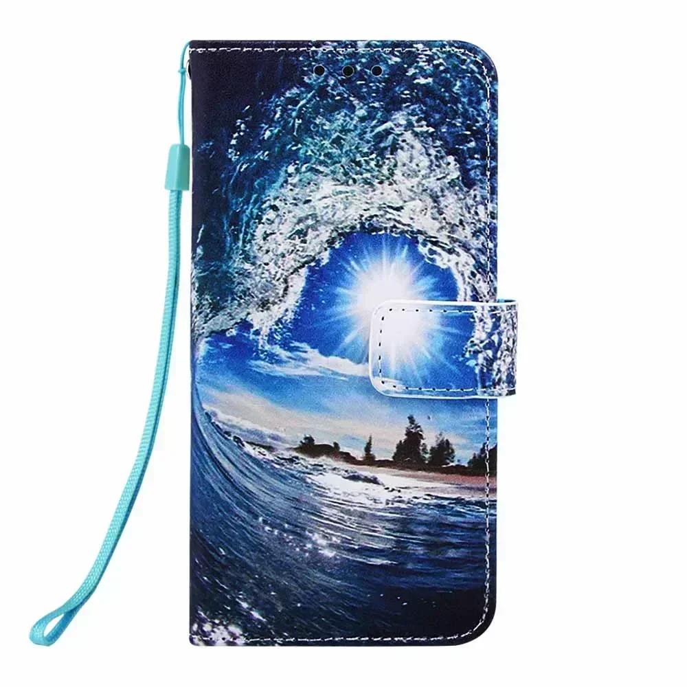 Cute Painted Leather Flip Phone Case on For vivo iQOO 15 Neo 11 Z10 Lite Z10X Z9X Z9 Turbo Z9S Pro Wallet Stand Book Cover Cards