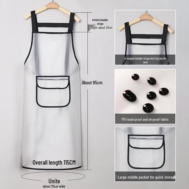 BeiYou Rinse-Free Waterproof Oil-Proof Apron