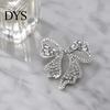 Women Jewelry Sparkling Rhinestone Bow Brooch, Mini Bowknot Shaped Lapel Decorative Clothing Accessories Pin, Accessory for Girls Pin
