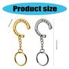 Unique Horse Bit Keychain Polished Horseshoe Charm Pendant Portable Gifts for Horse Enthusiasts Stylish Outfits