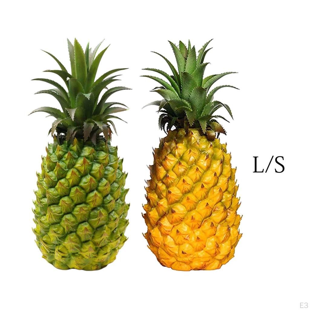 Artificial Pineapple Figurine Fruit Decorative Crafts for Children Education Bedroom