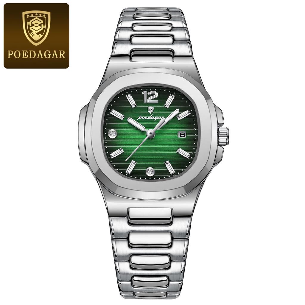 POEDAGAR Luxury Woman Watch Sports Quartz Ladies Watch for Women Waterproof Luminous Date Female Clock Dress Watches+box