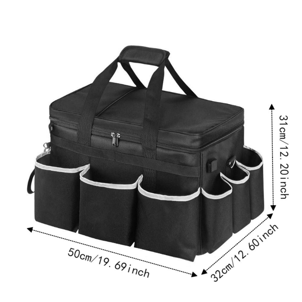Waterproof Car Tool Storage Bag Adjustable Shoulder Strap Car Detailing Bag  Kitchen