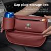 Car Seat Crack Filling Storage Box Auto Water Cup Phone Holder For Alfa Romeo 156 159 147 4C 8C 166 Giulia Giulietta Mito