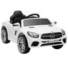 Electric Ride-On Car, 12V, Mercedes-Benz SL500, 3-5 km/h, 2 Motors, Remote, Ages 3-5, White