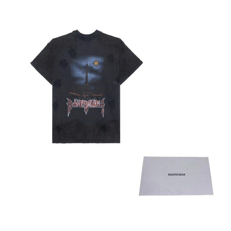 Balenciaga Paris Mēness Dubultā Priekšpuse T